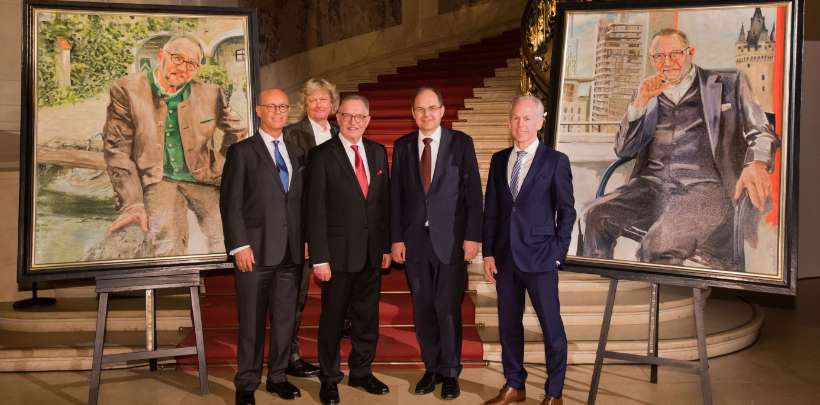 Zwei Porträts von Gerd Sonnleitner im Berliner Bode-Museum enthüllt