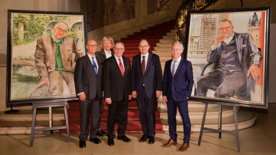 Zwei Porträts von Gerd Sonnleitner im Berliner Bode-Museum enthüllt